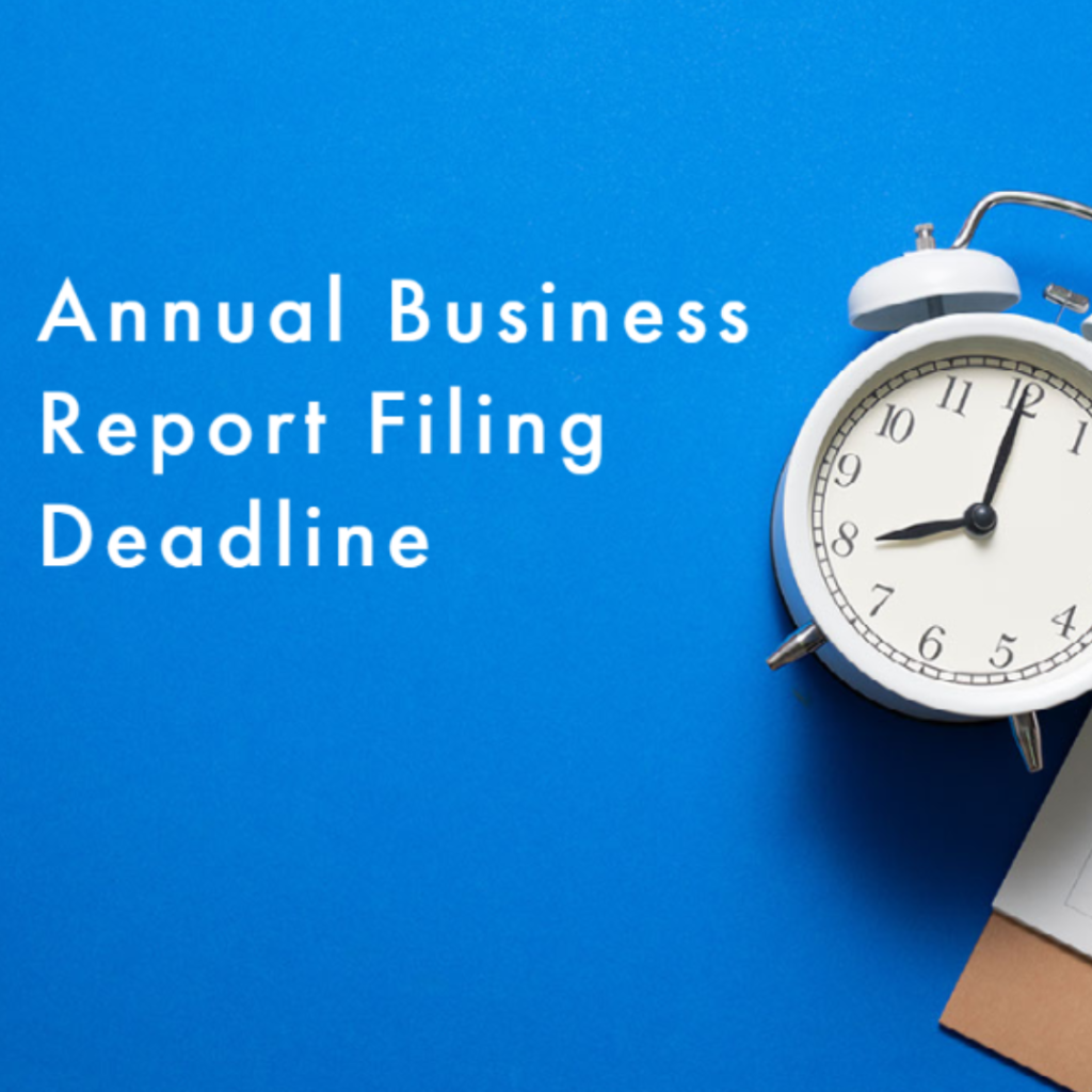 Annual Business Report Filing